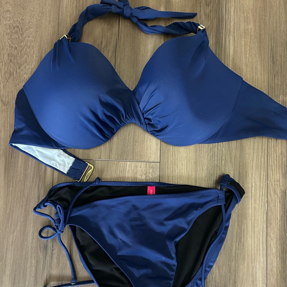 Victoria's Secret Deep Blue Bikini Set